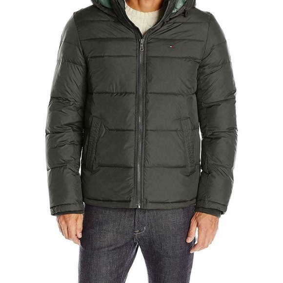 Tommy Hilfiger Mens Jacket BLACK Size 2XL Zip $225 - Picture 1 of 3